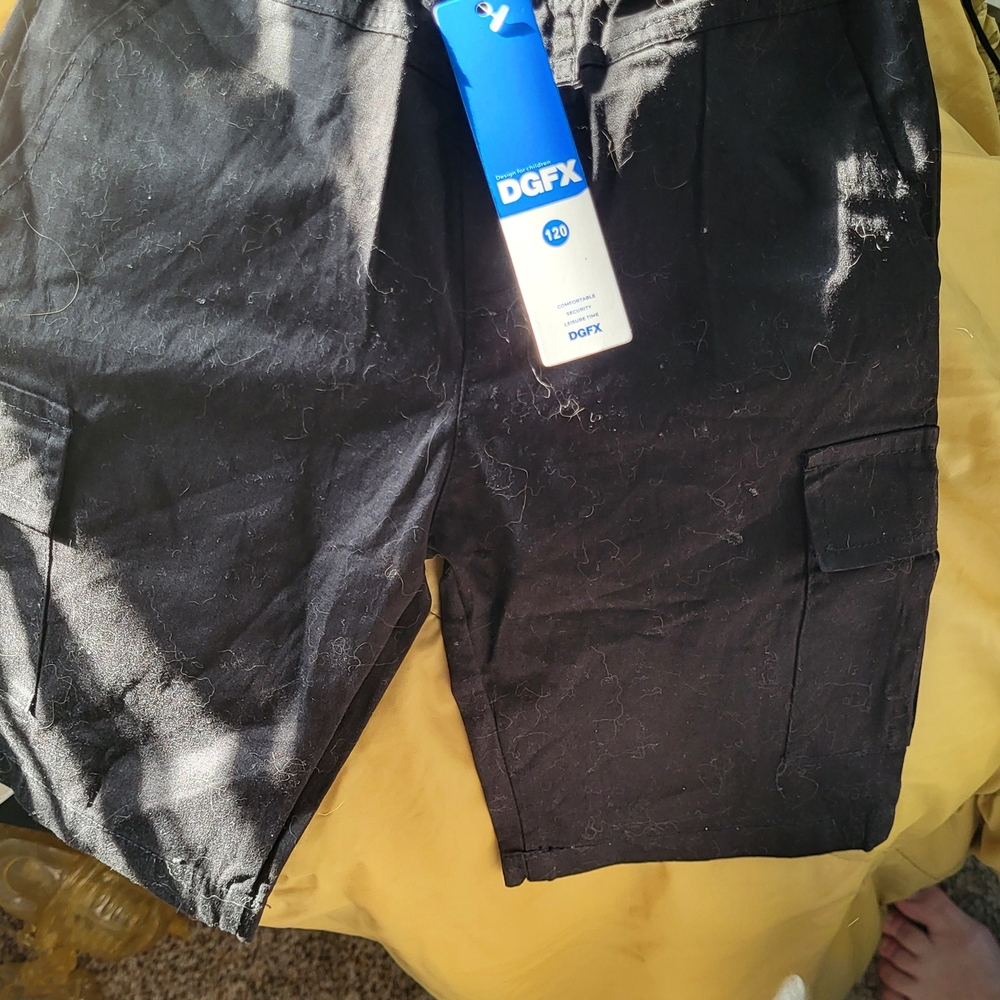 Black Men's Cargo Shorts